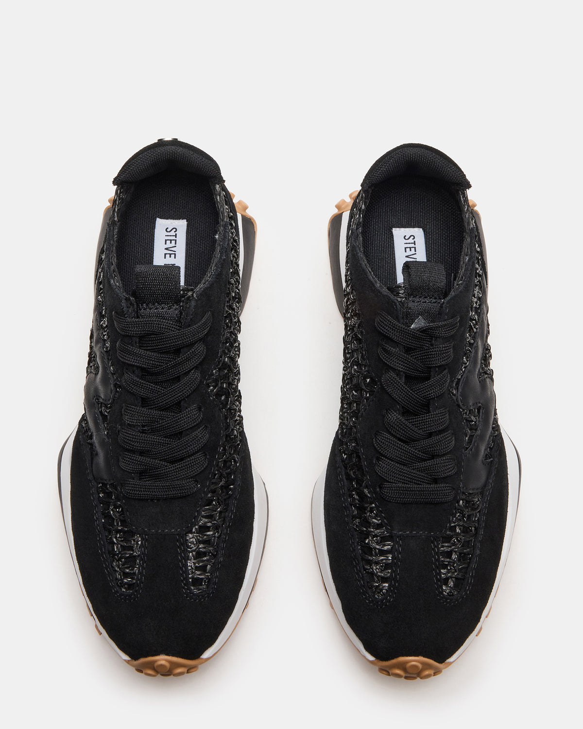 CAMPO Black/Beige Lace-Up Women's Sneaker | Steve Madden