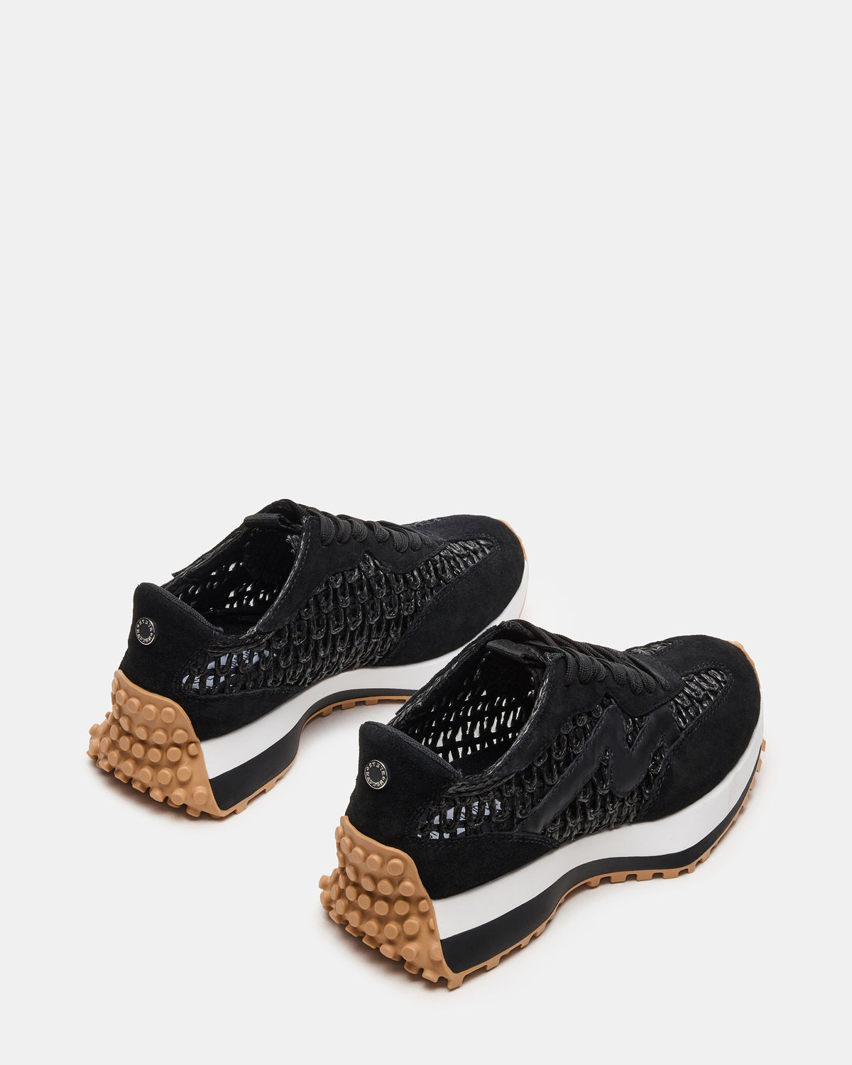 CAMPO Black/Beige Lace-Up Women's Sneaker | Steve Madden