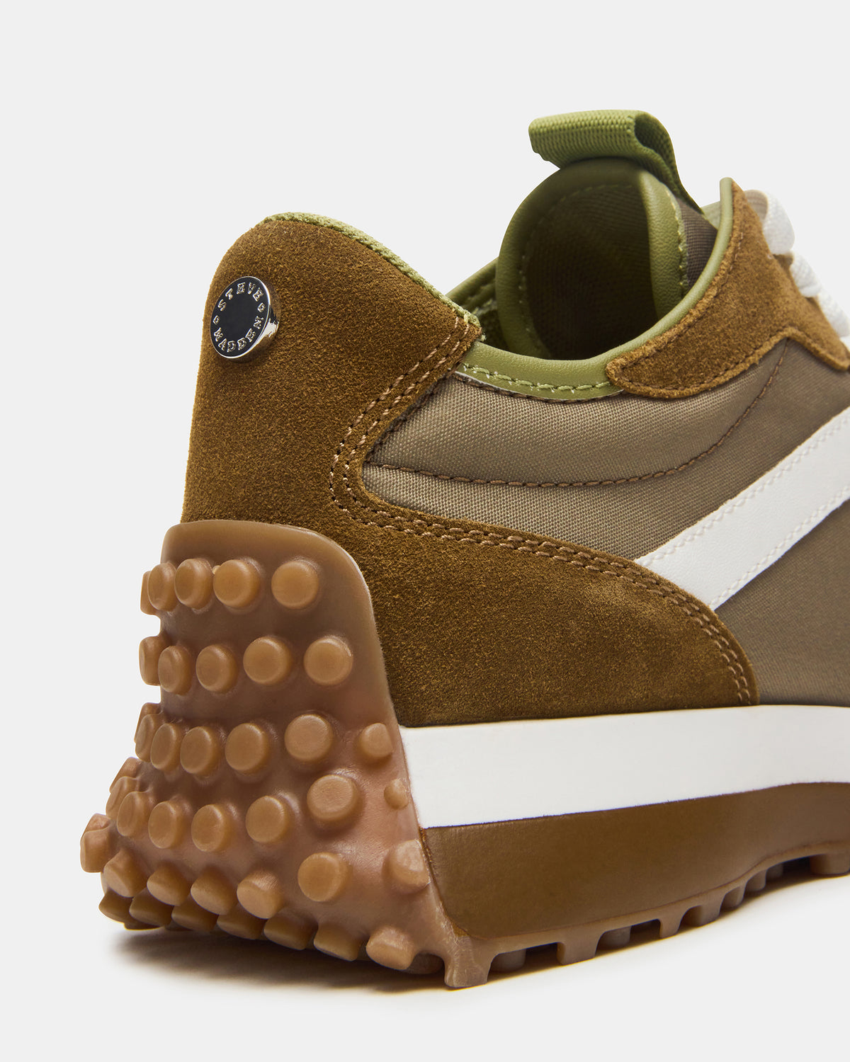 CAMPO Olive Multi Lace-Up Women's Sneaker | Steve Madden