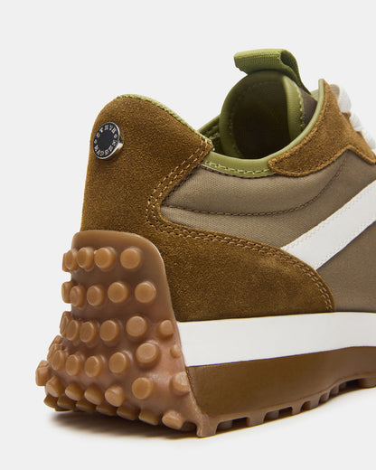CAMPO Olive Multi Lace-Up Women's Sneaker | Steve Madden