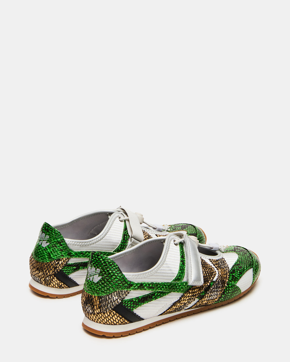 VIPER Green Multi Low-Top Velcro Women's Sneaker | Steve Madden