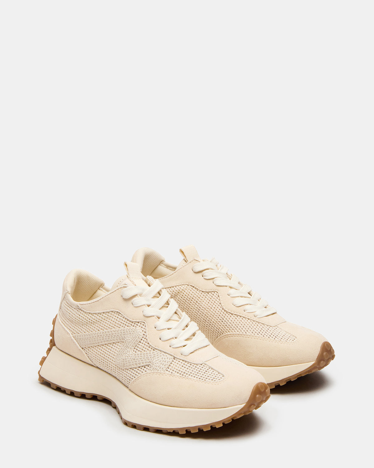 CAMPO Natural Raffia Lace-Up Women's Sneaker | Steve Madden