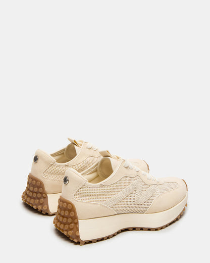CAMPO Natural Raffia Lace-Up Women's Sneaker | Steve Madden