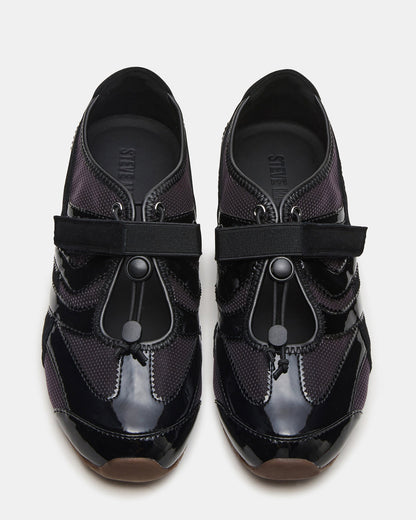 VIPER Black Low-Top Velcro Women's Sneaker | Steve Madden