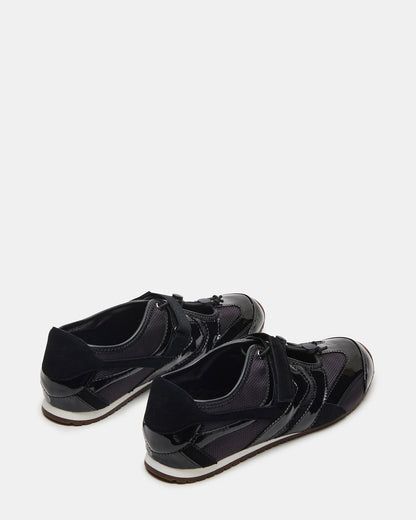 VIPER Black Low-Top Velcro Women's Sneaker | Steve Madden