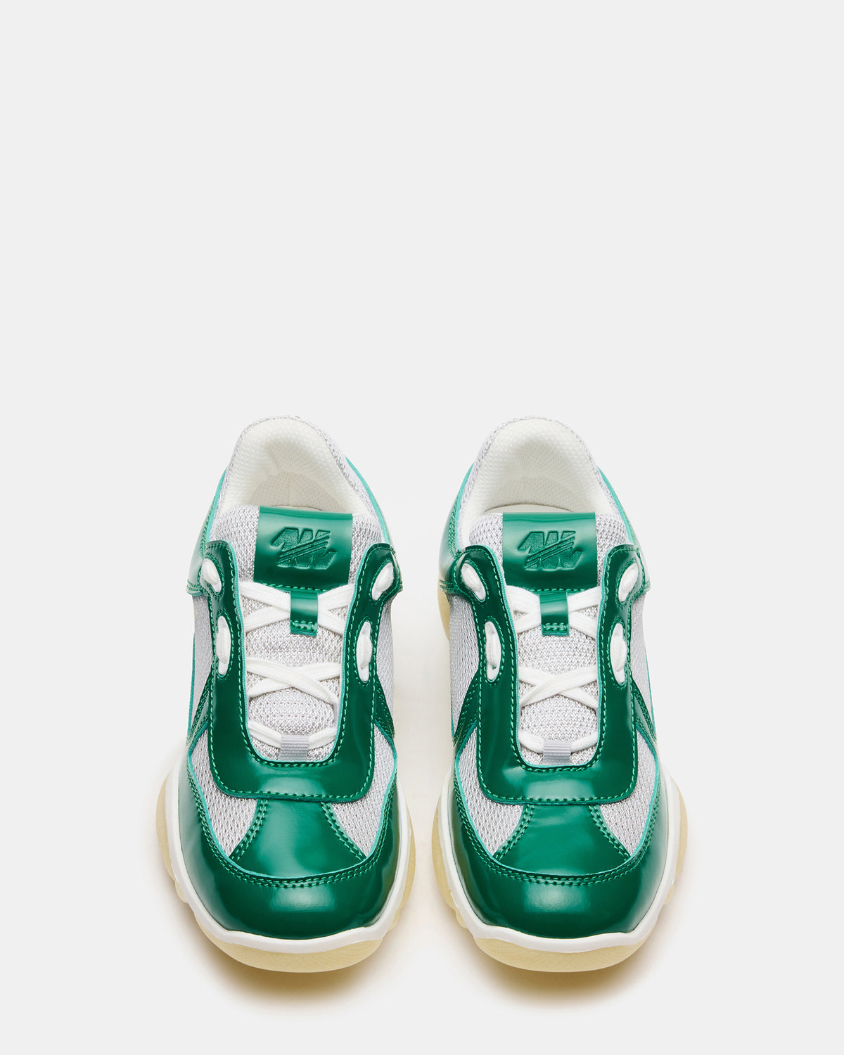 DUSTIN Green Mesh Lace-Up Low-Top Women's Sneaker | Steve Madden