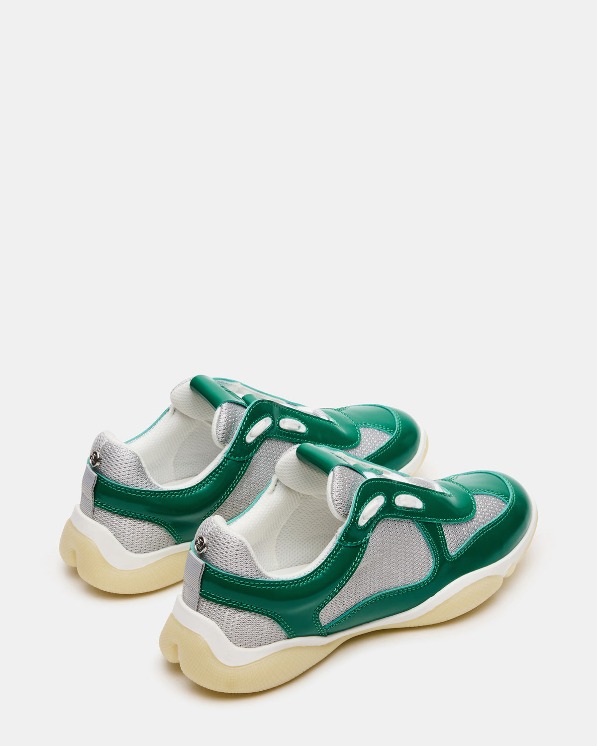 DUSTIN Green Mesh Lace-Up Low-Top Women's Sneaker | Steve Madden