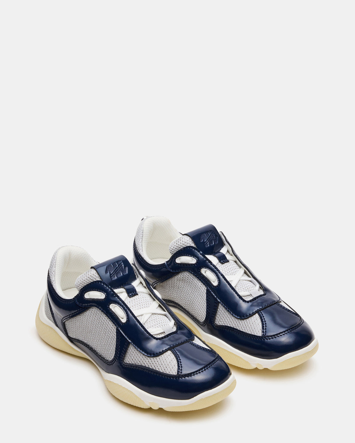 DUSTIN Navy Mesh Lace-Up Low-Top Women's Sneaker | Steve Madden
