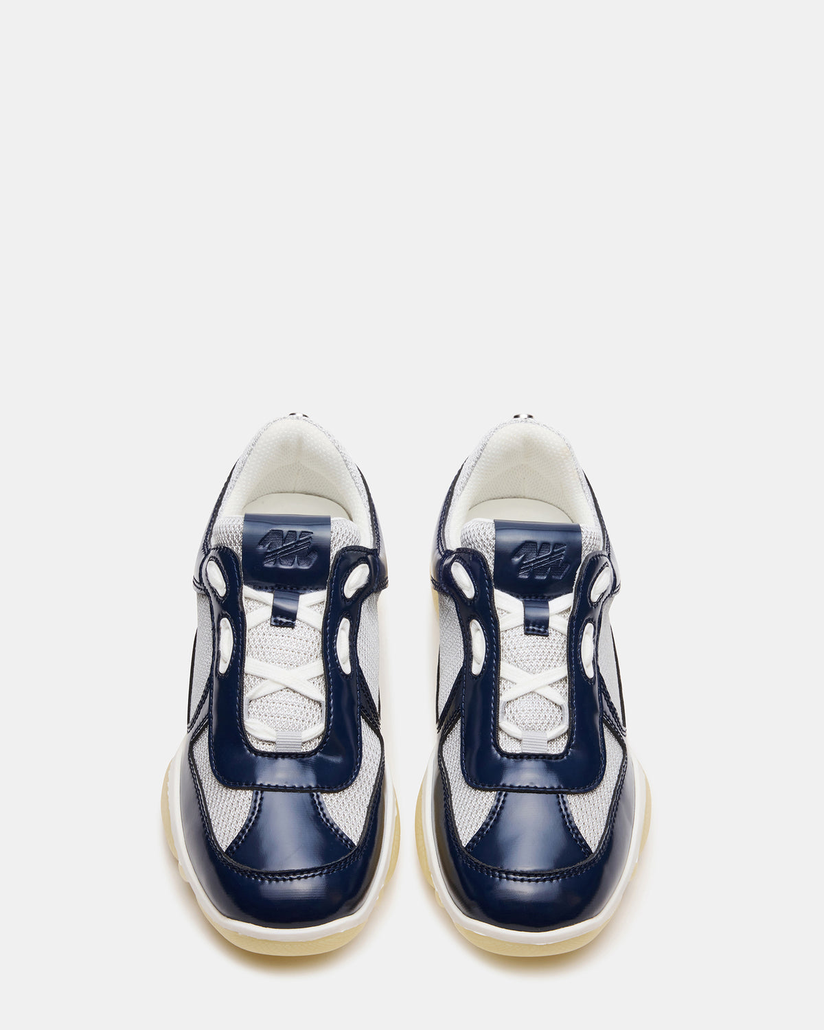 DUSTIN Navy Mesh Lace-Up Low-Top Women's Sneaker | Steve Madden