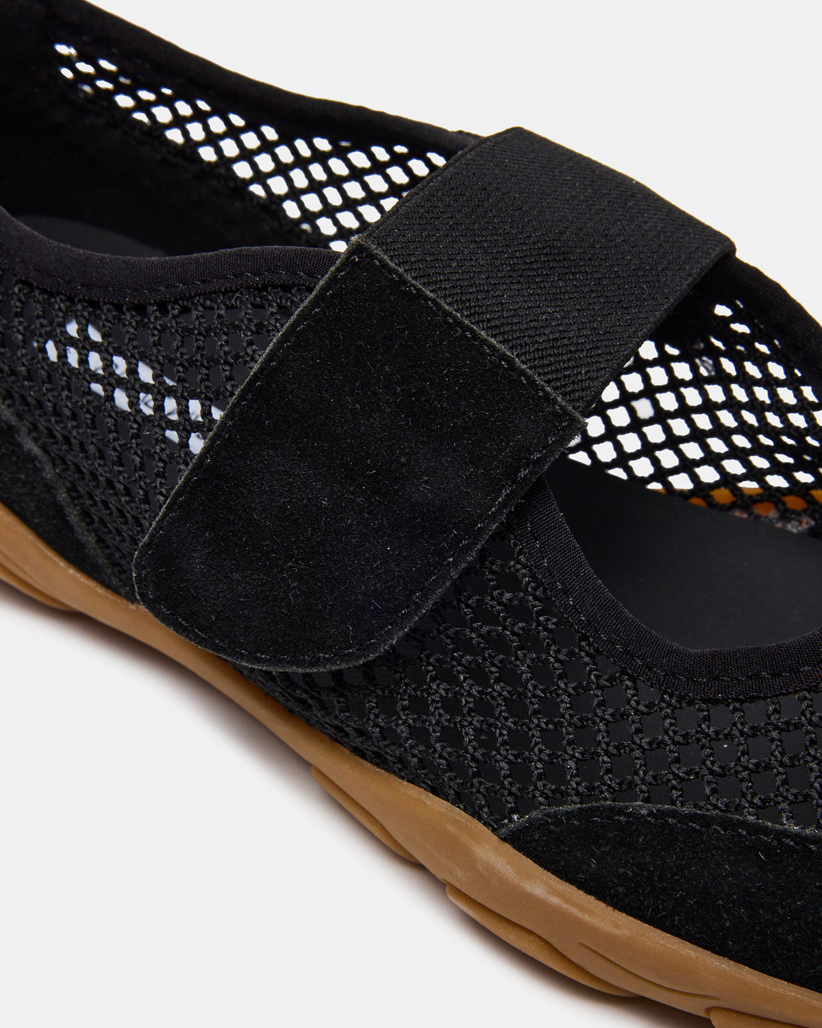 BANKS Black Mesh Velcro Mary Jane Women's Sneaker | Steve Madden