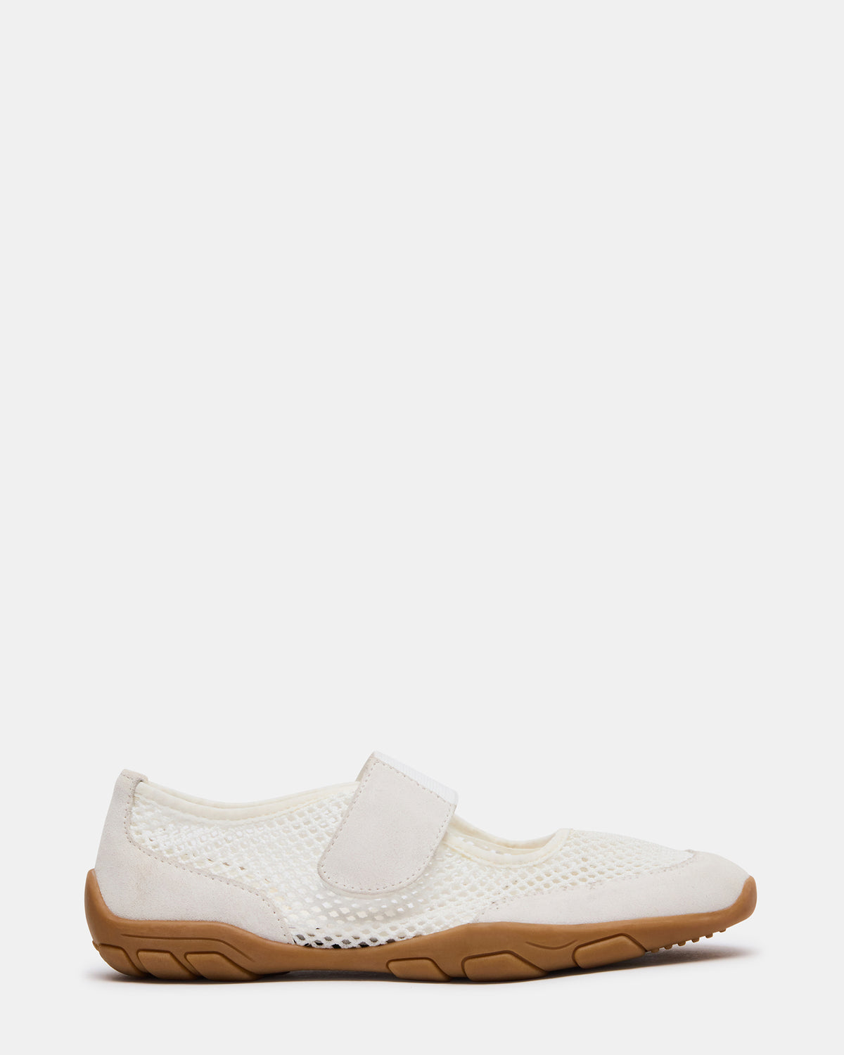 BANKS White Mesh Velcro Mary Jane Women's Sneaker | Steve Madden