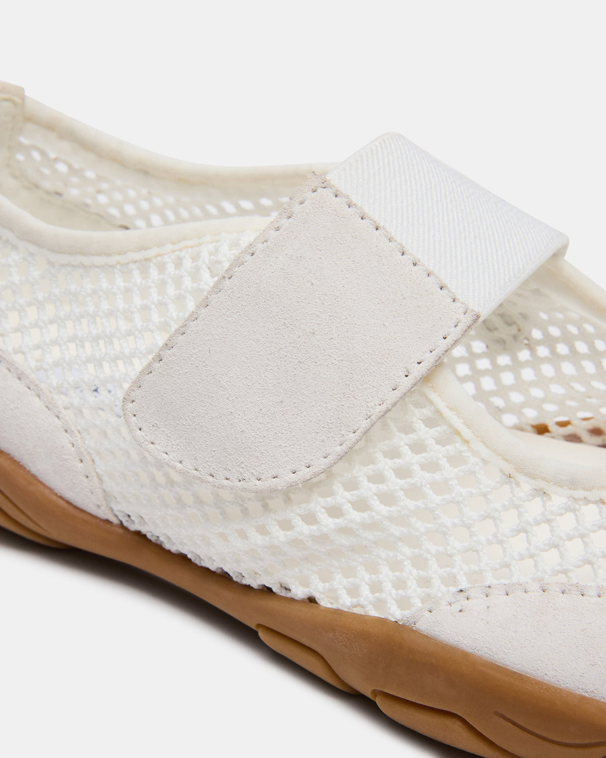 BANKS White Mesh Velcro Mary Jane Women's Sneaker | Steve Madden