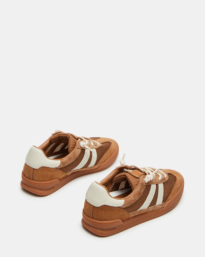 VERDICT Tan Multi Women's Lace-Up Sneaker | Steve Madden