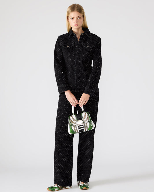 VIPER SNEAKER & DIEGO BAG GREEN METALLIC BUNDLE | Steve Madden
