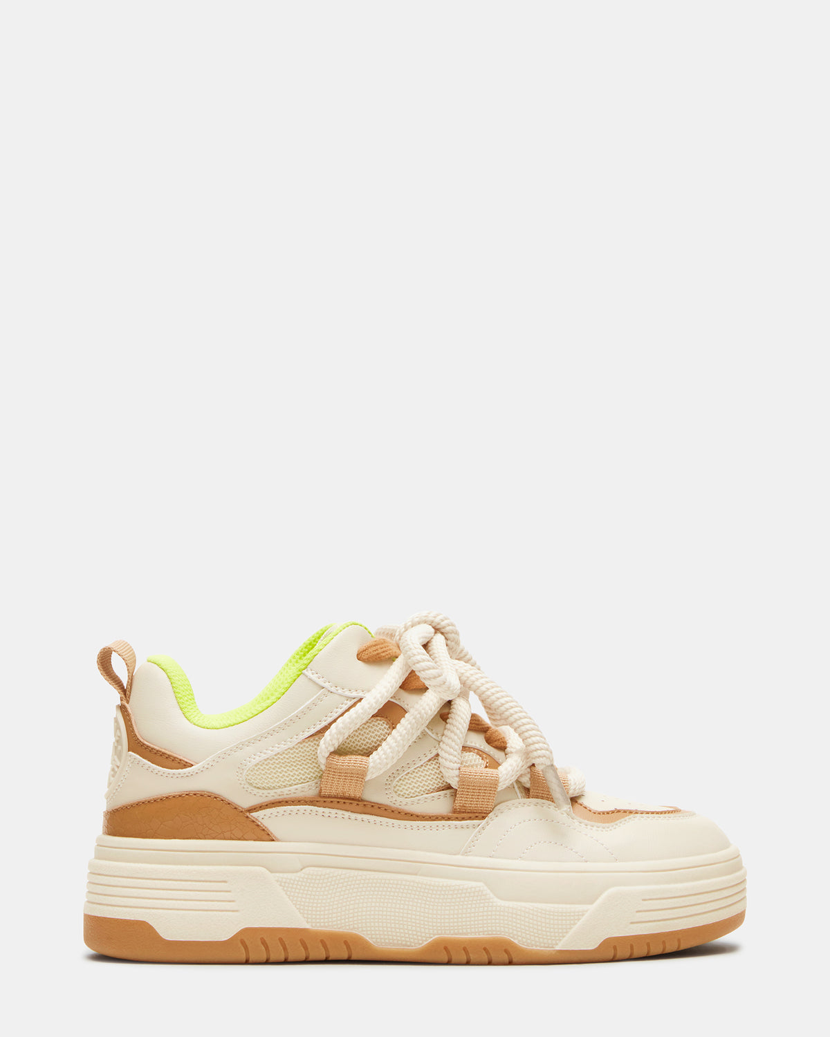 BOOMER Tan Multi Platform Chunky Sneaker | Women's Sneakers | Steve Madden