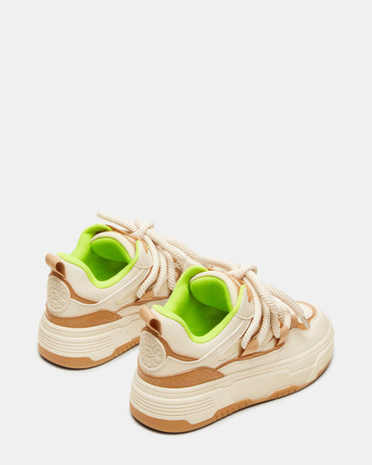 BOOMER Tan Multi Platform Chunky Sneaker | Women's Sneakers | Steve Madden