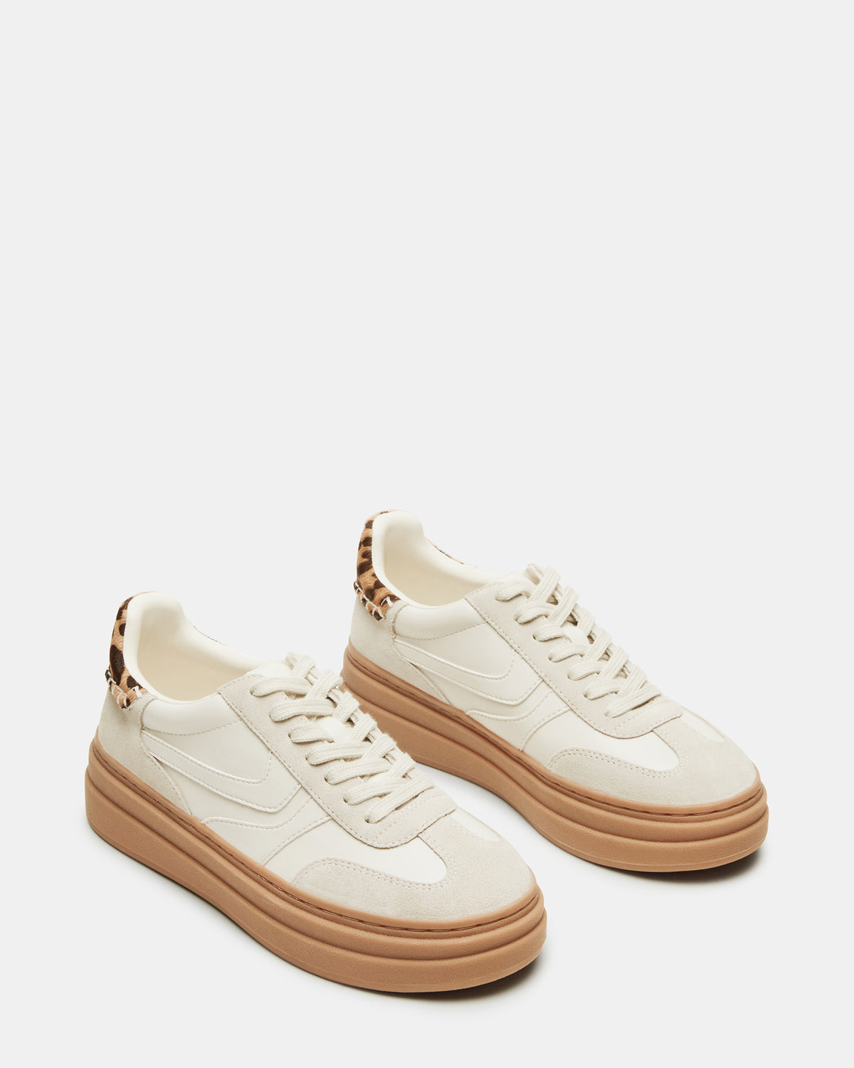 DODGE Bone Multi Low-Top Platform Women's Sneaker | Steve Madden