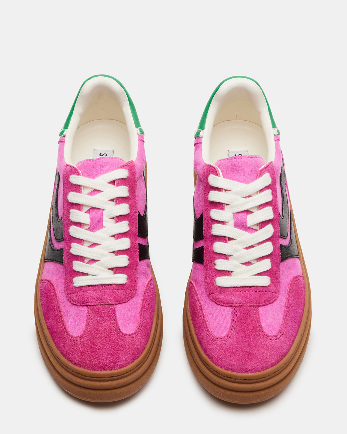 DODGE Pink Multi Low-Top Platform Women's Sneaker | Steve Madden