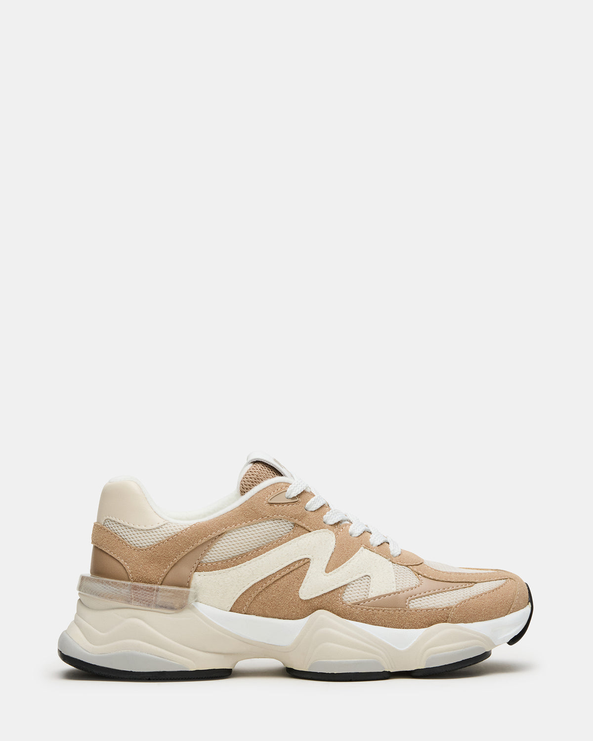 SEBI Taupe Multi Low-Top Lace-Up Women's Sneaker | Steve Madden