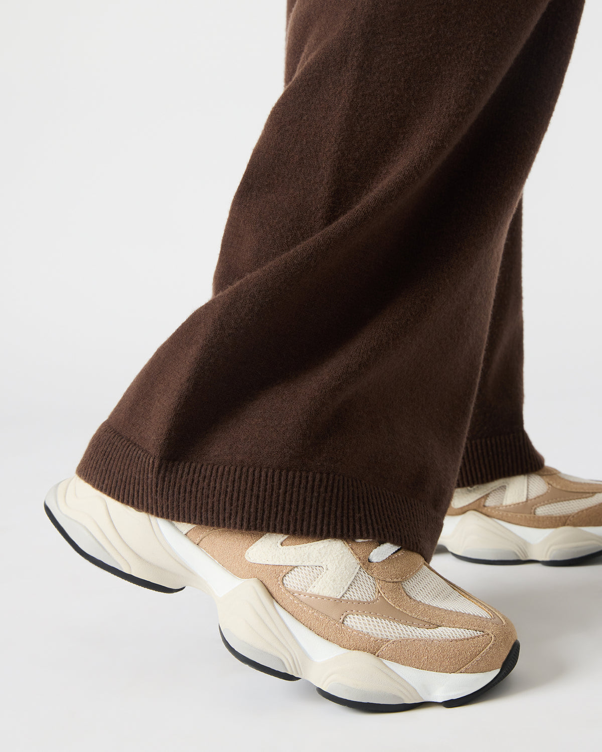 SEBI Taupe Multi Low-Top Lace-Up Women's Sneaker | Steve Madden