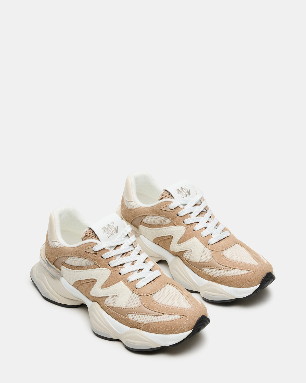 SEBI Taupe Multi Low-Top Lace-Up Women's Sneaker | Steve Madden