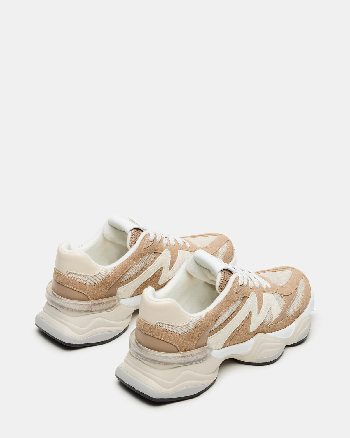 SEBI Taupe Multi Low-Top Lace-Up Women's Sneaker | Steve Madden