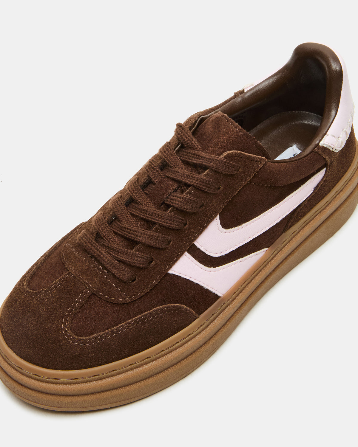 DODGE Brown Multi Low-Top Platform Women's Sneaker | Steve Madden