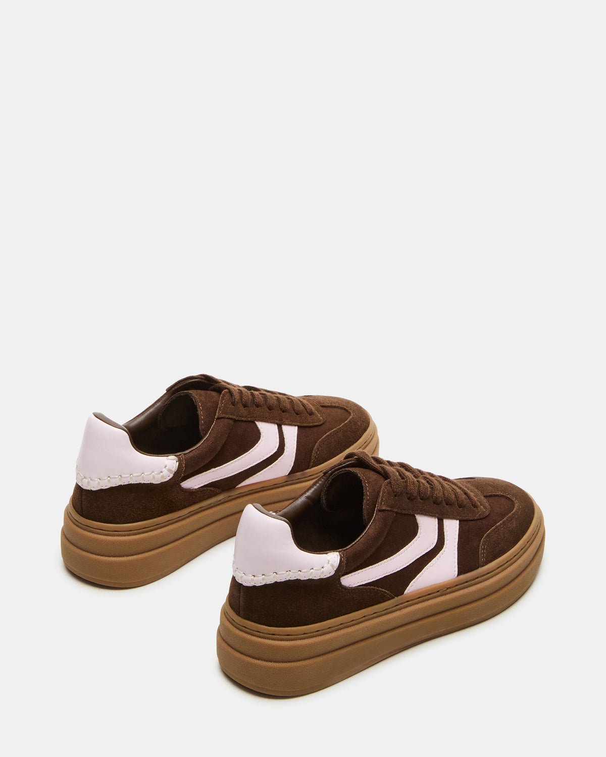 DODGE Brown Multi Low-Top Platform Women's Sneaker | Steve Madden