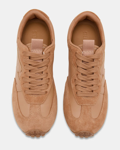 CASPER Tan Low-Top Lace-Up Women's Sneaker | Steve Madden