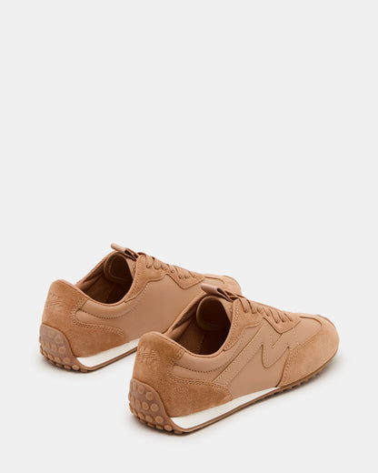 CASPER Tan Low-Top Lace-Up Women's Sneaker | Steve Madden
