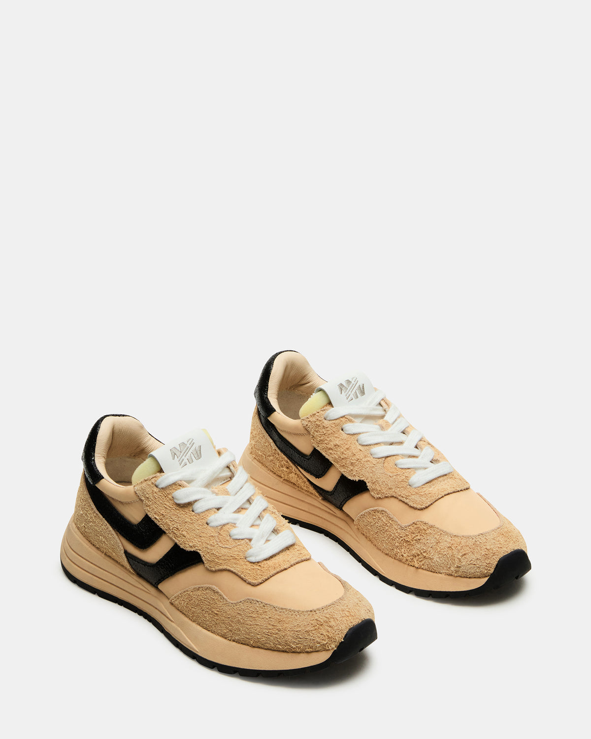 BURST Tan/Multi Women's Low-Top Lace-Up Sneaker | Steve Madden