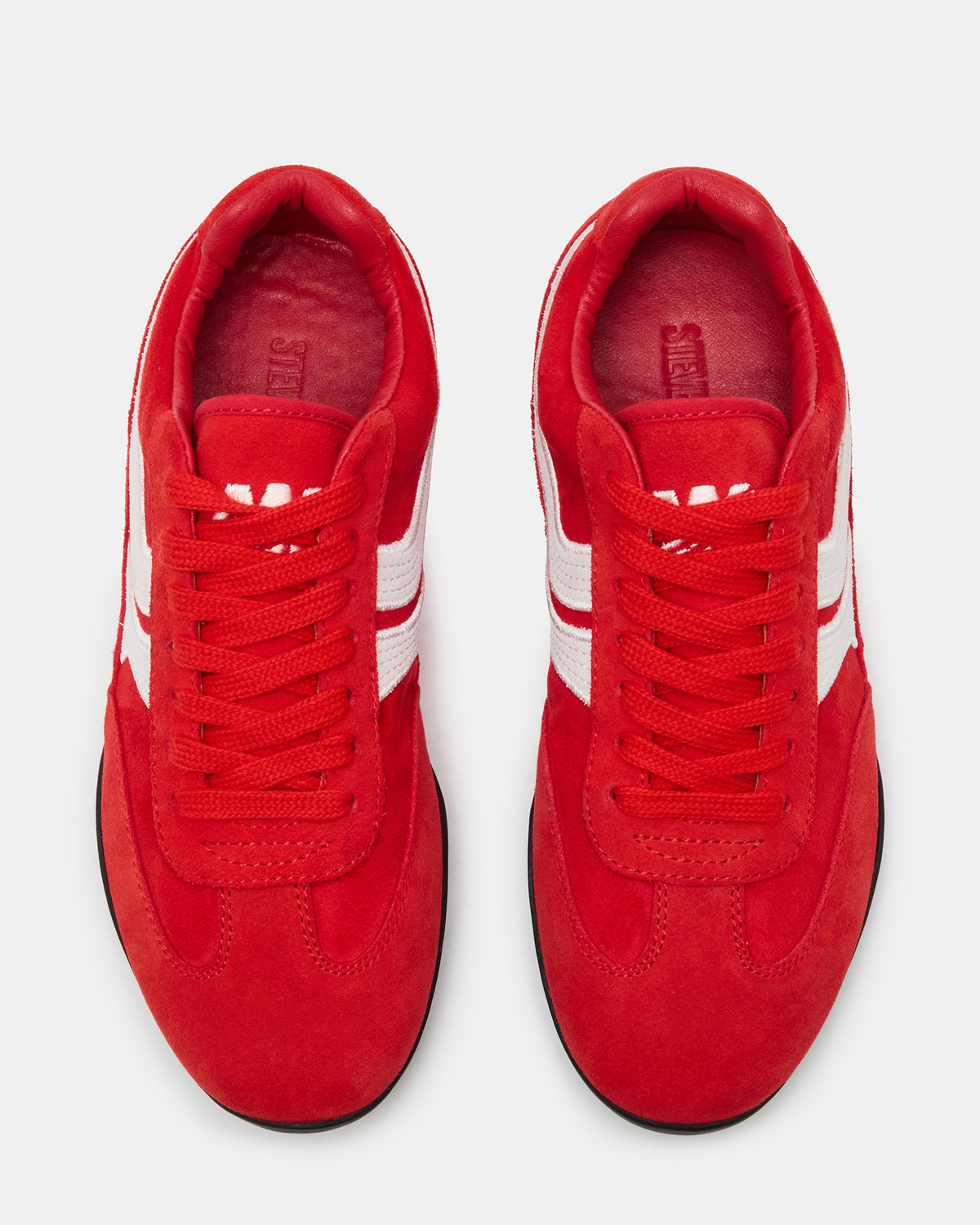 DOBSON Red Women's Low-Top Lace-Up Sneaker | Steve Madden