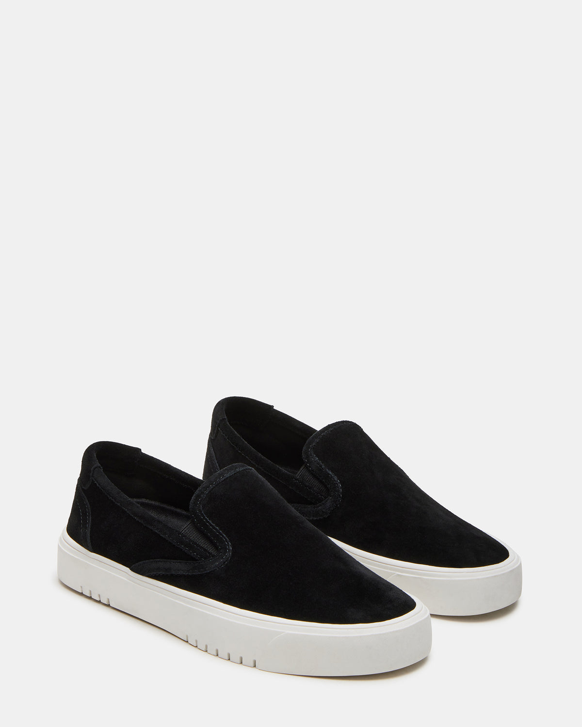 MURPHY Black Suede Low-Top Sneaker | Women's Sneakers | Steve Madden