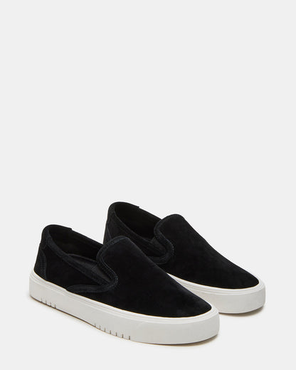 MURPHY Black Suede Low-Top Sneaker | Women's Sneakers | Steve Madden