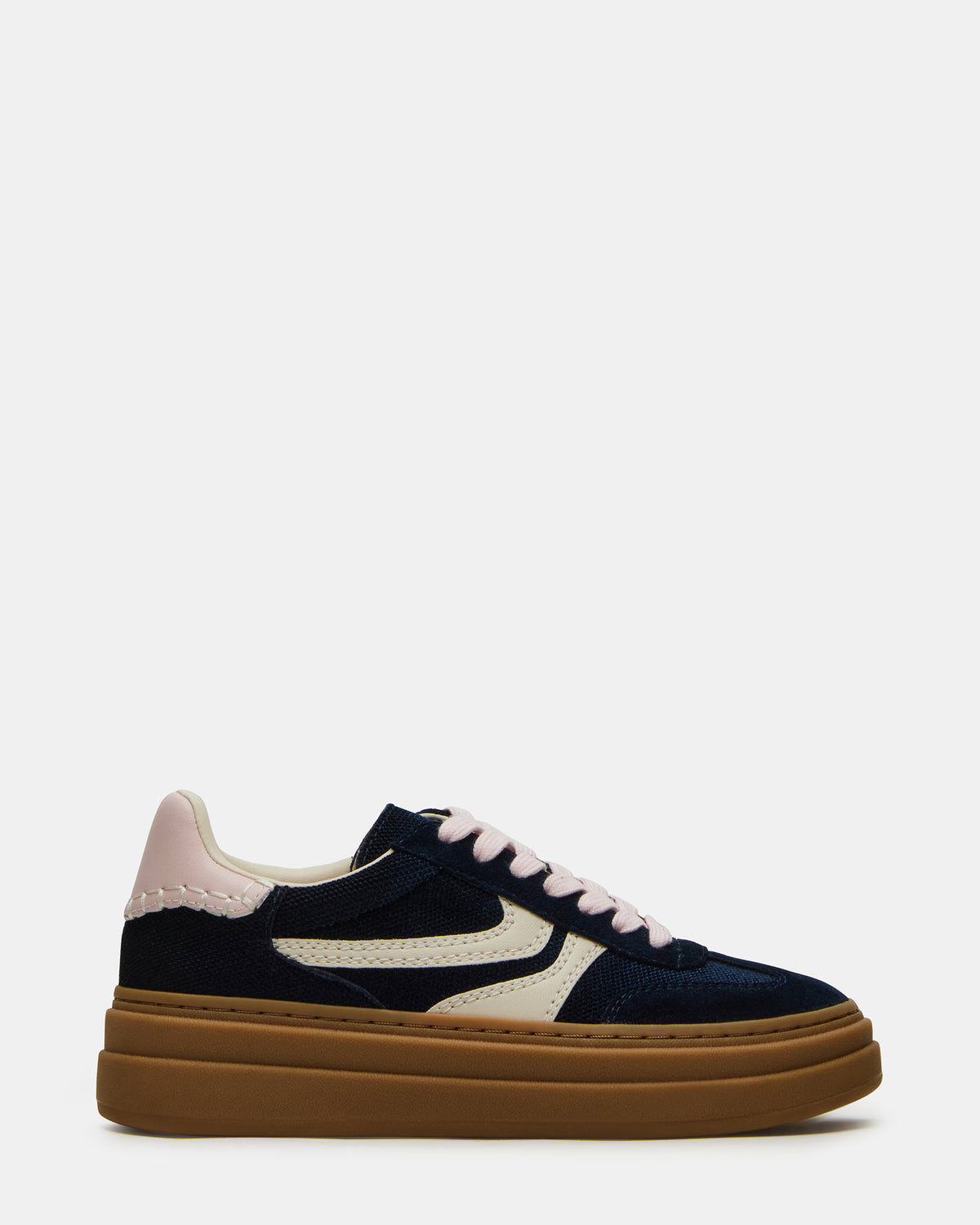 DODGE Navy Low-Top Platform Women's Sneaker | Steve Madden