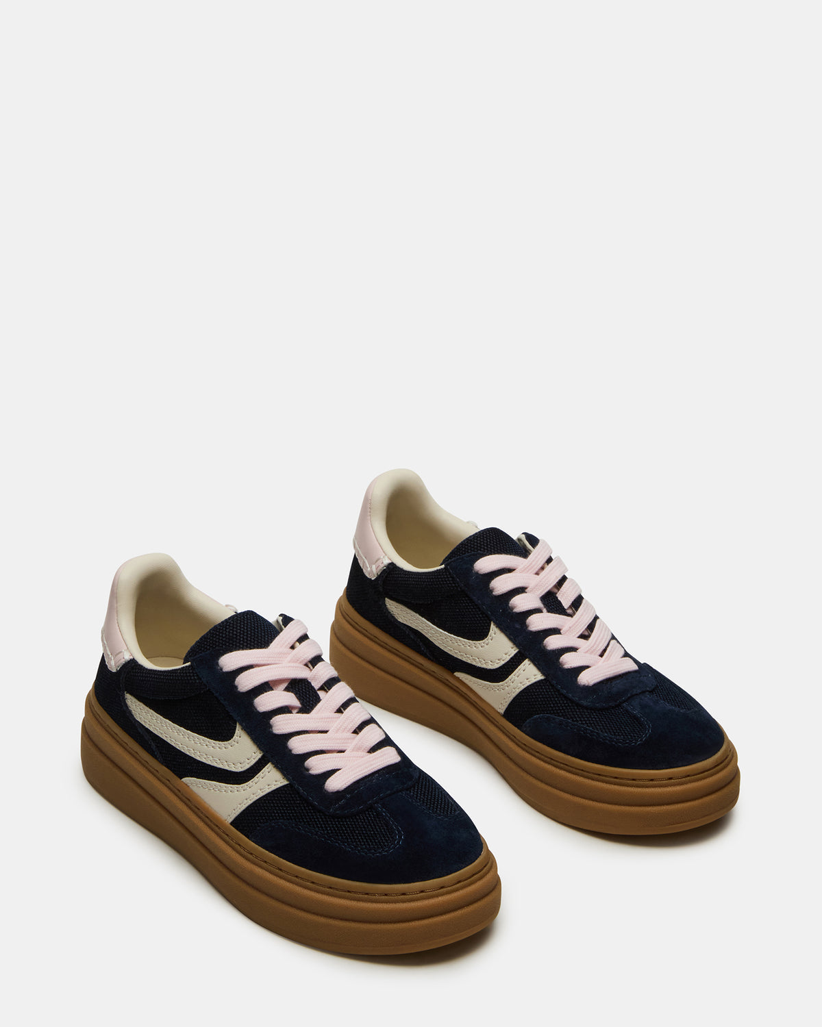 DODGE Navy Low-Top Platform Women's Sneaker | Steve Madden