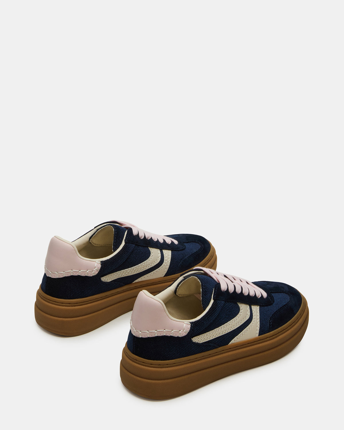 DODGE Navy Low-Top Platform Women's Sneaker | Steve Madden