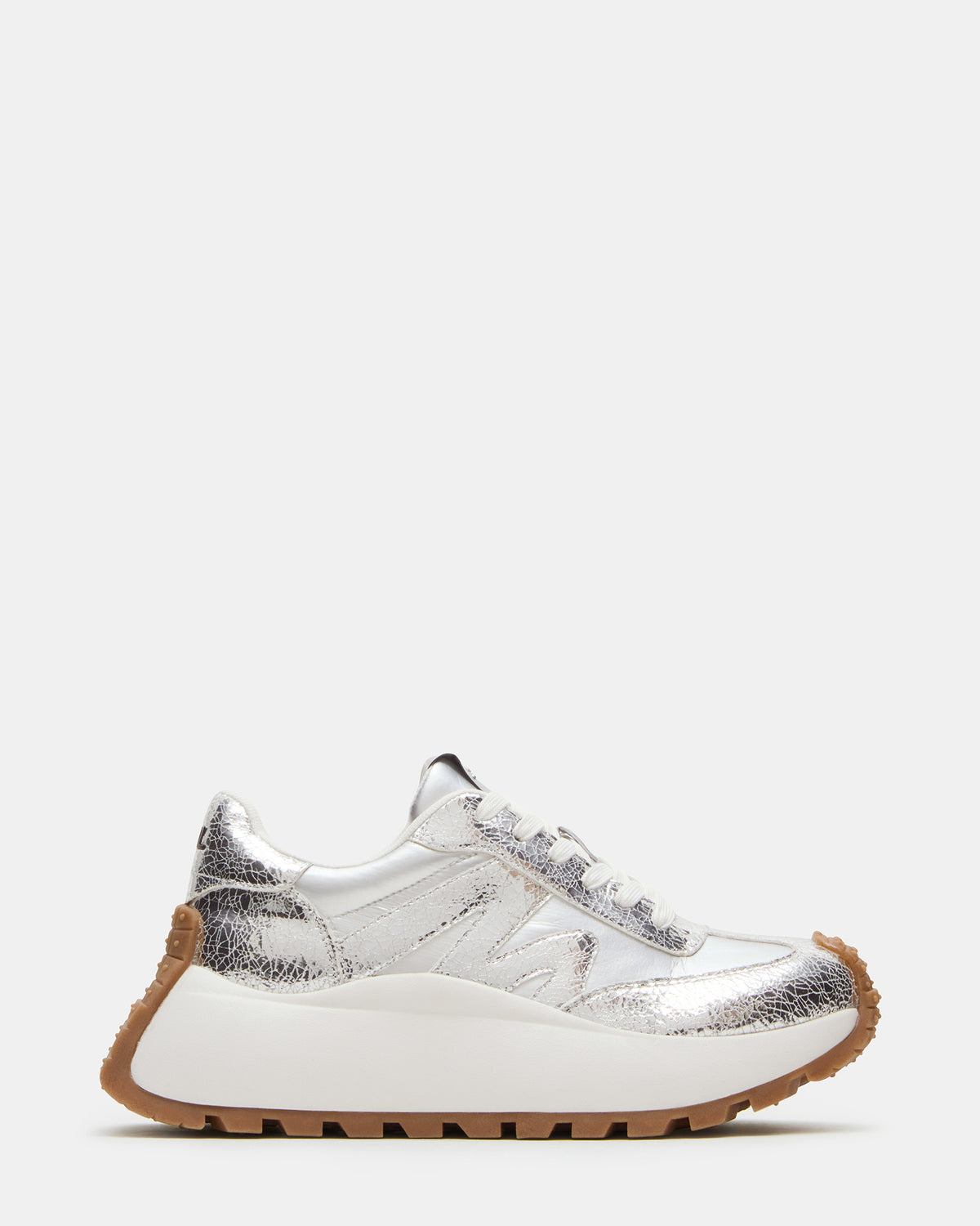 SUPERCAMPO Silver Multi Women's Platform Low-Top Sneaker | Steve Madden
