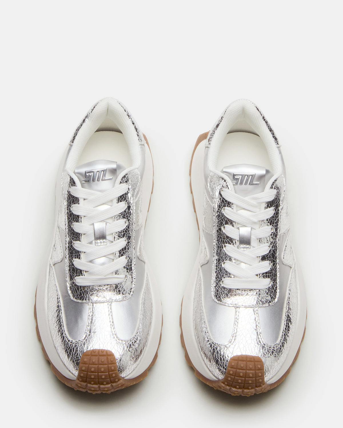 SUPERCAMPO Silver Multi Women's Platform Low-Top Sneaker | Steve Madden