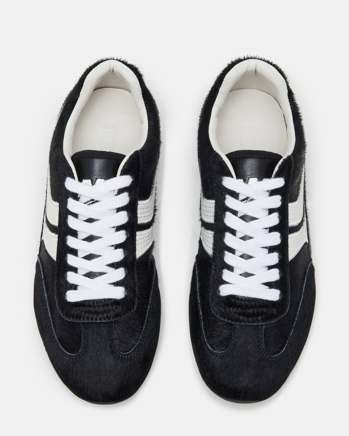 DOBSON Black Multi Women's Low-Top Lace-Up Sneaker | Steve Madden