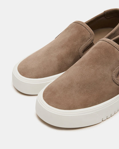 MURPHY Taupe Suede Low-Top Sneaker | Women's Sneakers | Steve Madden