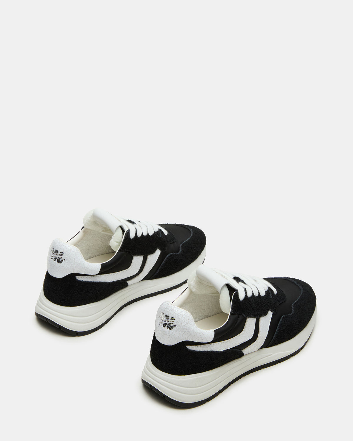 BURST Black Multi Women's Low-Top Lace-Up Sneaker | Steve Madden
