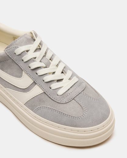 DODGE Grey Multi Low-Top Platform Women's Sneaker | Steve Madden