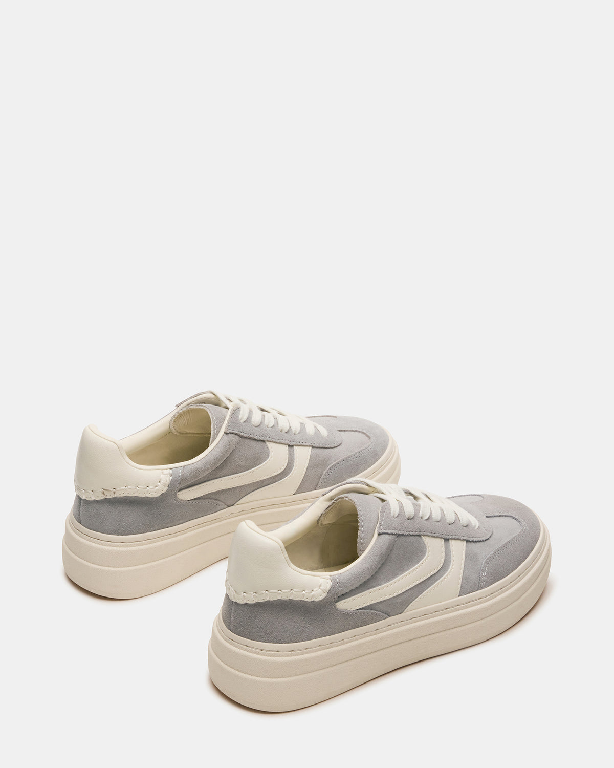 DODGE Grey Multi Low-Top Platform Women's Sneaker | Steve Madden