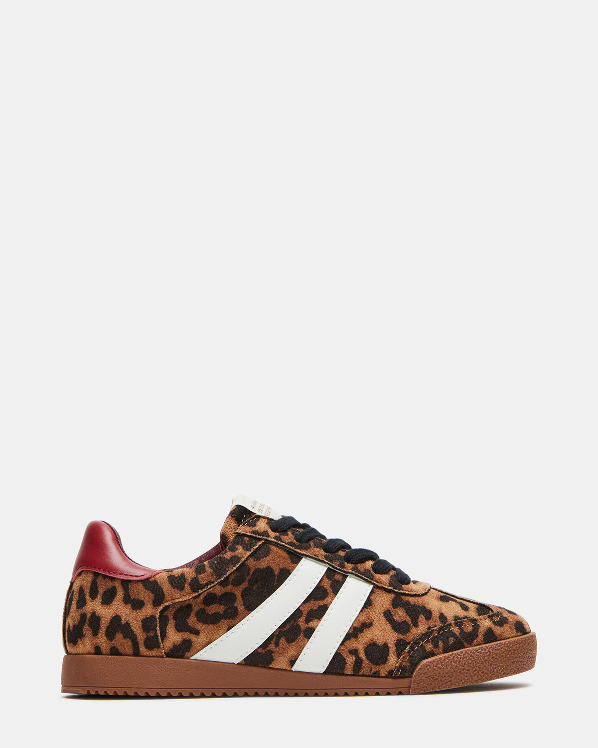 HUDSIN Leopard Women's Lace-Up Low-Top Sneaker | Steve Madden
