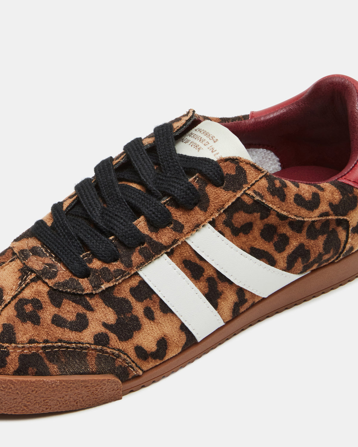 HUDSIN Leopard Women's Lace-Up Low-Top Sneaker | Steve Madden
