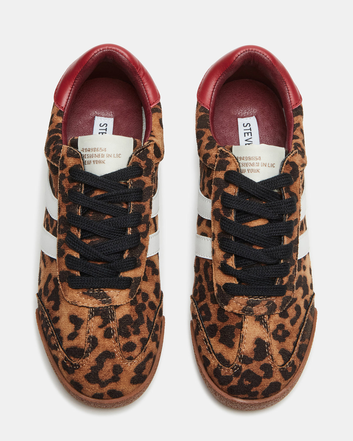 HUDSIN Leopard Women's Lace-Up Low-Top Sneaker | Steve Madden