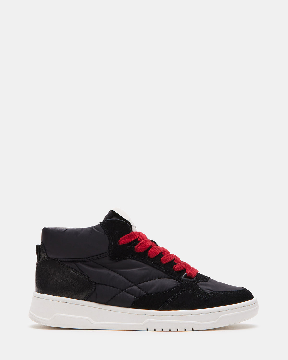 EVERETT Black Multi High-Top Lace-Up Sneaker | Women's Sneakers | Steve Madden