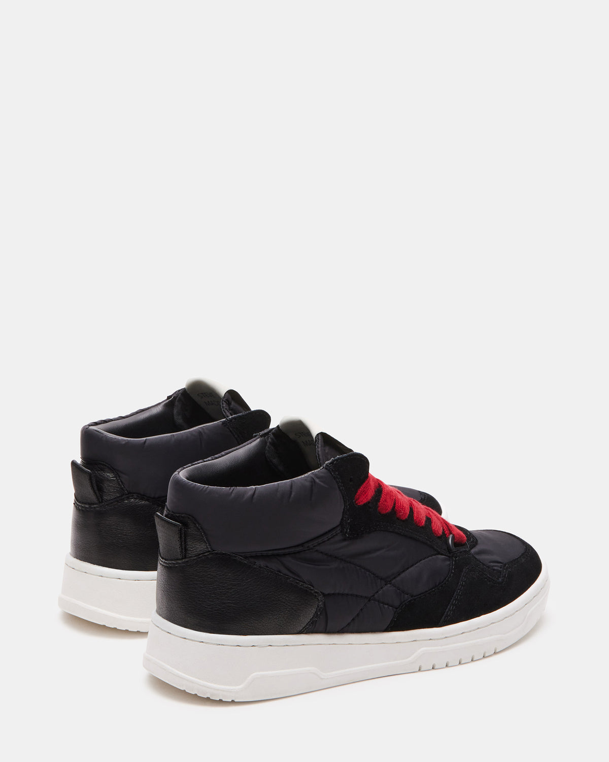 EVERETT Black Multi High-Top Lace-Up Sneaker | Women's Sneakers | Steve Madden