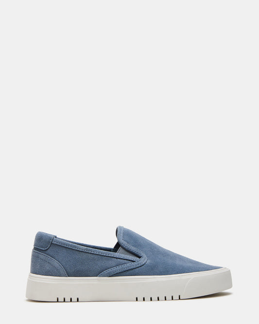 MURPHY Denim Suede Low-Top Sneaker | Women's Sneakers | Steve Madden